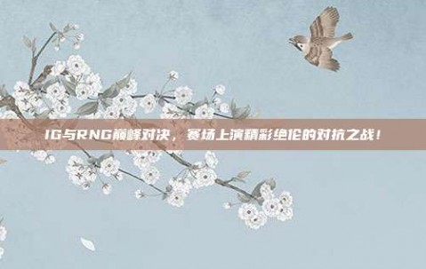 IG与RNG巅峰对决，赛场上演精彩绝伦的对抗之战！