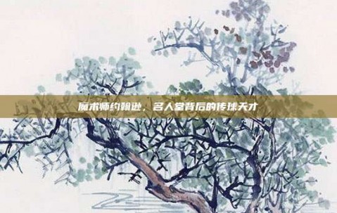 魔术师约翰逊，名人堂背后的传球天才