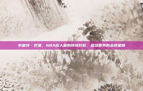 布雷特·巴里，NBA名人堂的传奇巨匠，篮球世界的永恒星辰