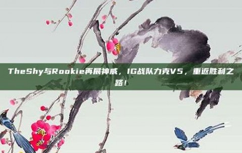 TheShy与Rookie再展神威，IG战队力克V5，重返胜利之路！