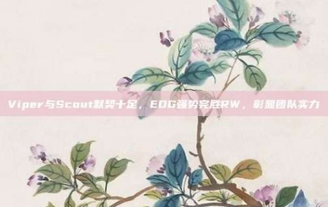 Viper与Scout默契十足，EDG强势完胜RW，彰显团队实力