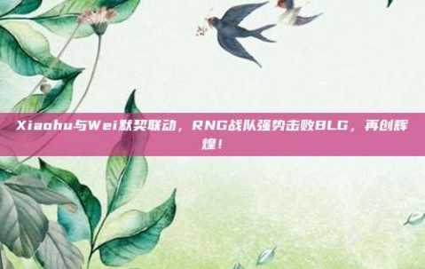 Xiaohu与Wei默契联动，RNG战队强势击败BLG，再创辉煌！