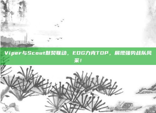 Viper与Scout默契联动，EDG力克TOP，展现强势战队风采！