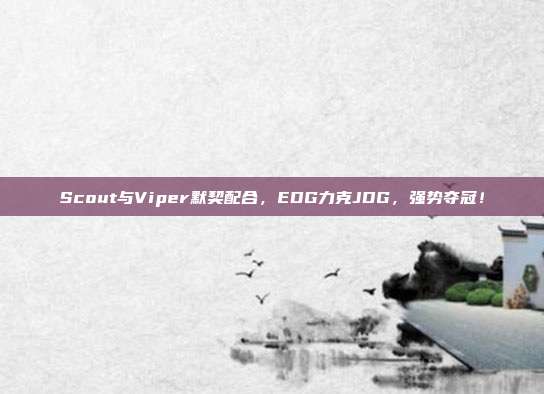 Scout与Viper默契配合，EDG力克JDG，强势夺冠！