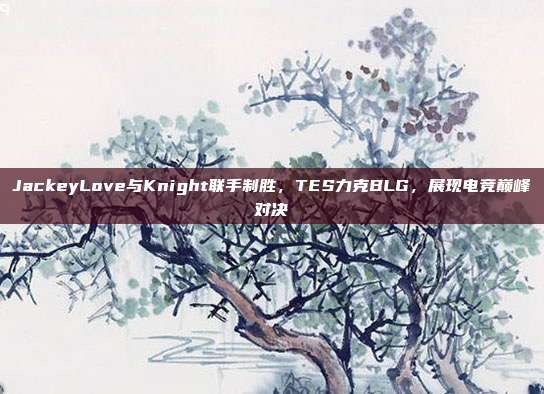 JackeyLove与Knight联手制胜，TES力克BLG，展现电竞巅峰对决