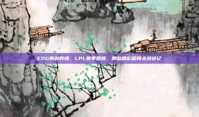 EDG再创辉煌，LPL赛季回顾，那些精彩瞬间永恒铭记