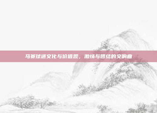 马赛球迷文化与价值观，激情与团结的交响曲